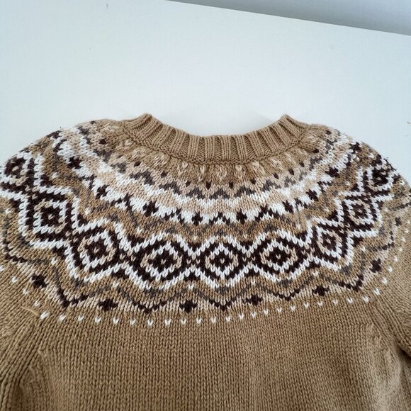 Baby Gap Newborn Outfit Gingerbread Holiday Sweater One Piece Winter Earth Tones - Picture 5 of 12